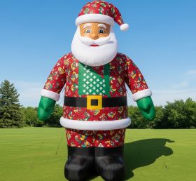 C1-493 Inflatable Santa Claus in traditi...