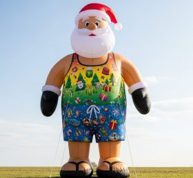 C1-509 Summer style inflatable Santa Cla...