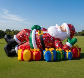 C1-519 Hip-hop style inflatable Santa Cl...
