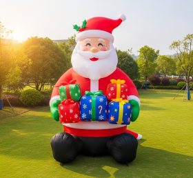 C1-522 Sitting inflatable Santa Claus