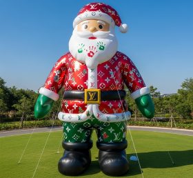 C1-529 Inflatable Santa Claus wearing fa...