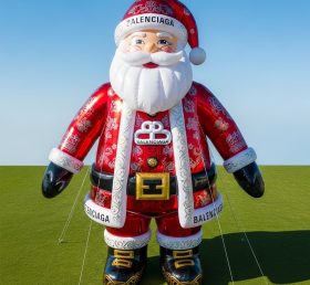 C1-533 Inflatable Santa Claus wearing fa...