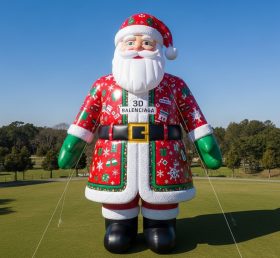 C1-534 Inflatable Santa Claus wearing fa...