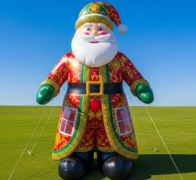 C1-537 Inflatable Santa Claus wearing fa...