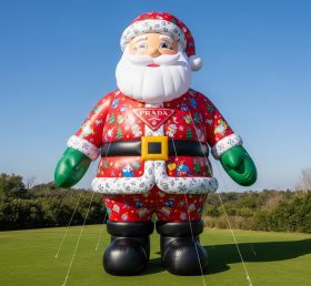 C1-539 Inflatable Santa Claus wearing fa...