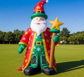 C1-544 Wizard-style inflatable Santa Cla...