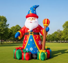 C1-543 Wizard-style inflatable Santa Cla...