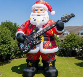 C1-551 Inflatable Santa Claus holding an...