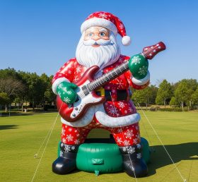 C1-558 Inflatable Santa Claus holding an...