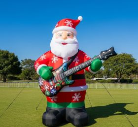 C1-555 Inflatable Santa Claus holding an...