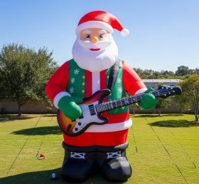 C1-559 Inflatable Santa Claus holding an...