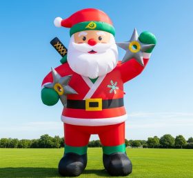 C1-562 Ninja style inflatable Santa Clau...