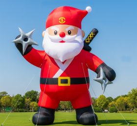 C1-564 Ninja style inflatable Santa Clau...