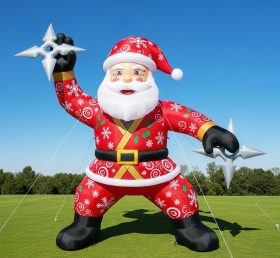 C1-568 Ninja style inflatable Santa Clau...