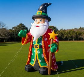 C1-572 Wizard-style inflatable Santa Cla...