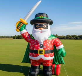 C1-585 Zorro-shaped inflatable Santa Cla...