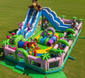 T6-6259 Masha And The Bear Theme Inflata...