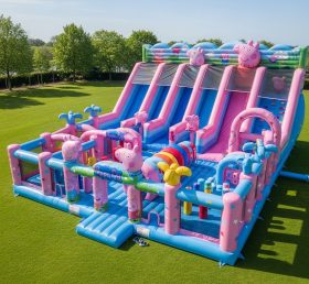 T6-6267 Peppa Pig Theme Inflatable Funci...