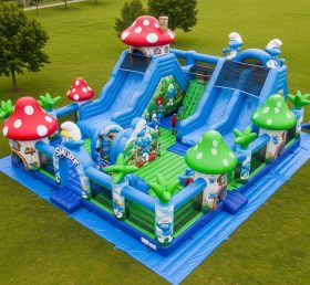 T6-6289 The Smurfs Theme Inflatable Func...