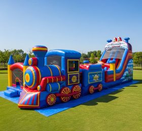 T6-6317 Train Theme Inflatable Playgroun...