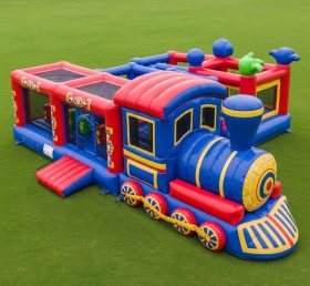 T6-6320 Train Theme Inflatable Playgroun...
