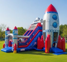 T6-6368 Rocket Theme Inflatable Playgrou...