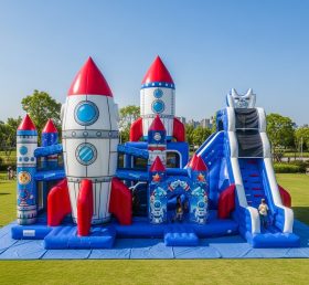 T6-6369 Rocket Theme Inflatable Playgrou...