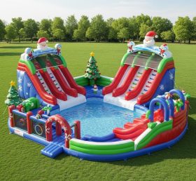 Pool3-246 Christmas Theme Pool Water Par...