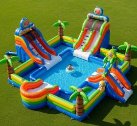 Pool3-253 Cocomelon Theme Pool Water Par...