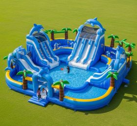 Pool3-258 Dolphin Theme Pool Water Park
