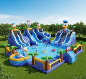 Pool3-261 Donald Duck Theme Pool Water P...