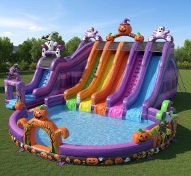 Pool3-289 Halloween Theme Pool Water Par...