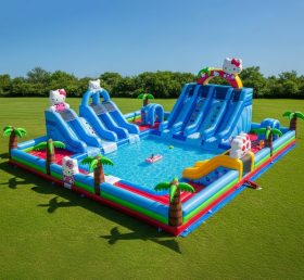 Pool3-290 Hello Kitty Theme Pool Water P...