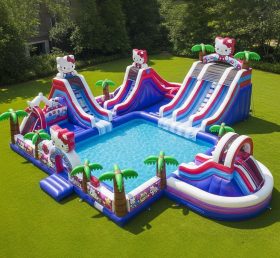 Pool3-291 Hello Kitty Theme Pool Water P...