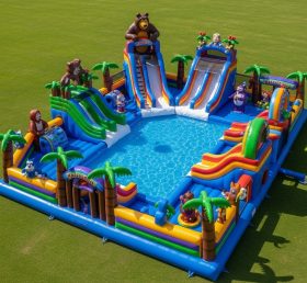 Pool3-307 Masha And The Bear Theme Pool ...