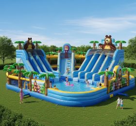 Pool3-308 Masha And The Bear Theme Pool ...