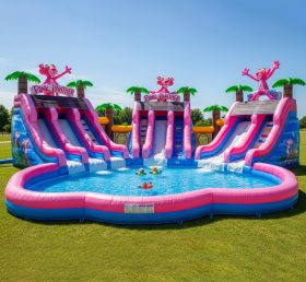 Pool3-345 Pink Panther Theme Pool Water ...