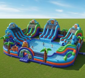 Pool3-362 Rusty Rivets Theme Pool Water ...
