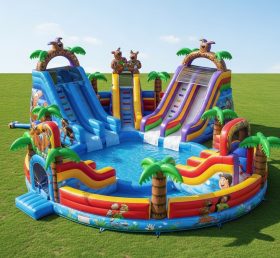 Pool3-366 Scooby-Doo Theme Pool Water Pa...