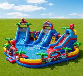 Pool3-379 Spider-Man Theme Pool Water Pa...