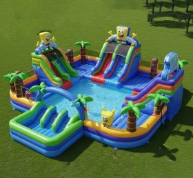 Pool3-380 Spongebob Theme Pool Water Par...