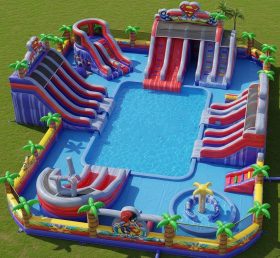 Pool3-386 Superhero Theme Pool Water Par...