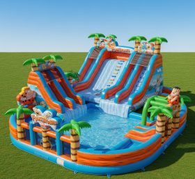 Pool3-393 The Flintstones Theme Pool Wat...