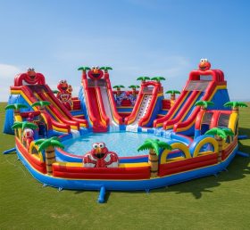 Pool3-408 Tickle Me Elmo Theme Pool Wate...