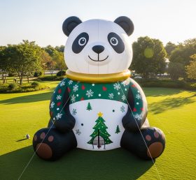 C1-742 Christmas Panda Inflatable Cartoo...