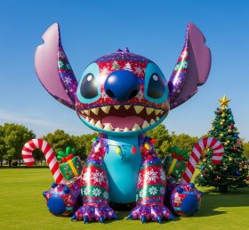 C1-774 Lilo & Stitch Christmas Inflatabl...