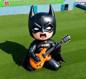 Cartoon3-092 Batman Guitar Playing Infla...