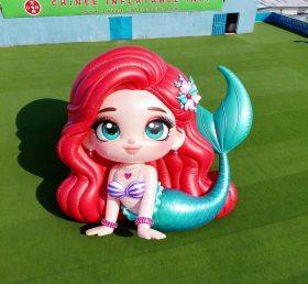 Cartoon3-132 Cute Mermaid Character Infl...