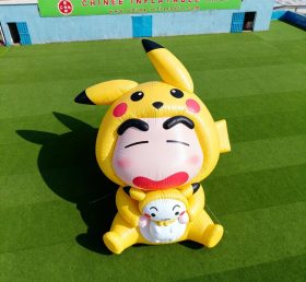 Cartoon3-446 Crayon Shin-chan Pikachu ...