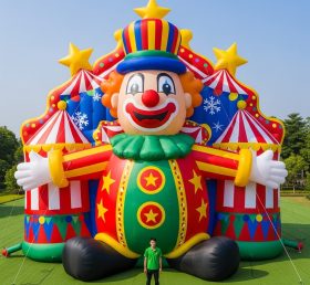 Cartoon3-513 Circus Clown Inflatable Car...